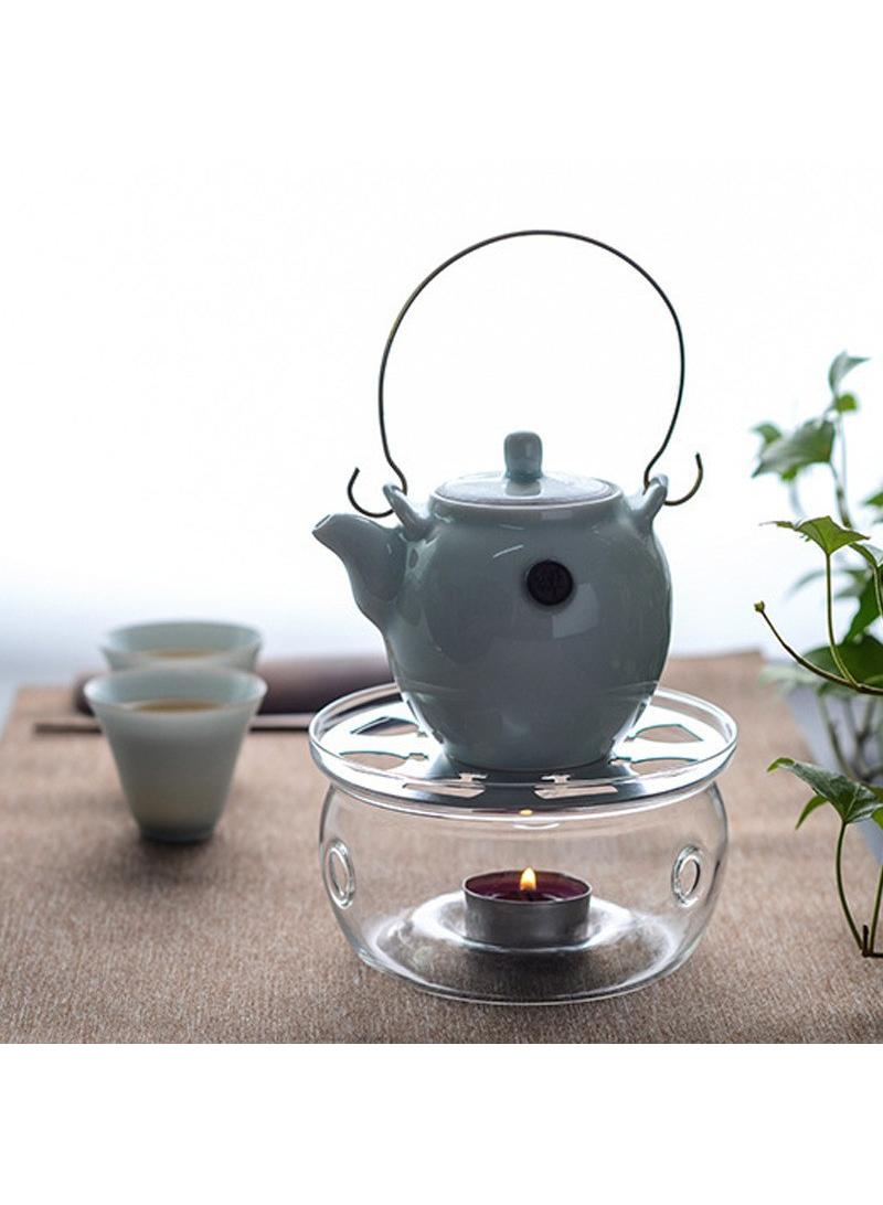 Bluejw Glass Round Candles Holder Tea Warmer - Image 4