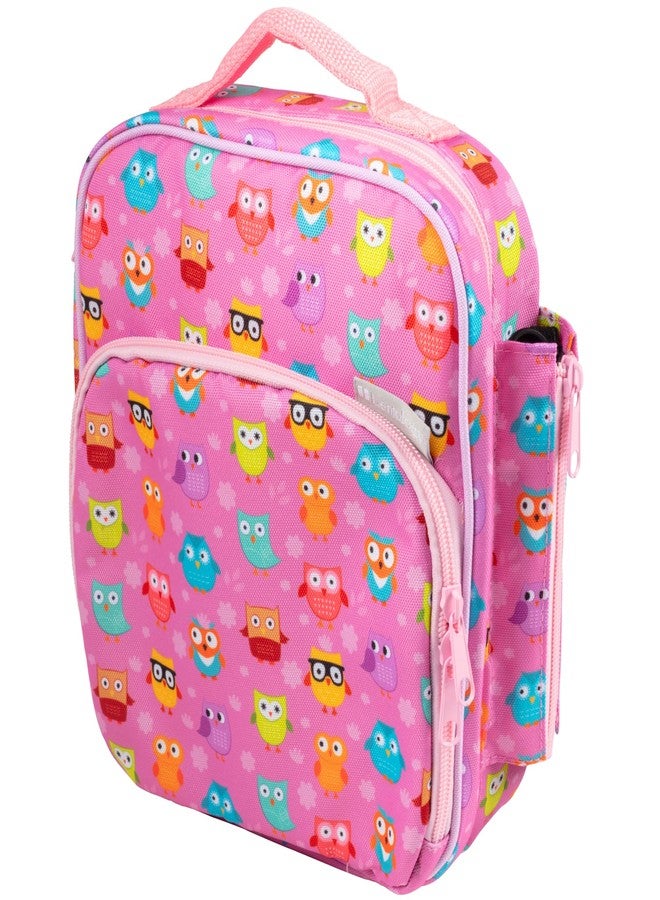 Bentology Insulated Lunch Box w Snack Pocket & Water Bottle Holder- Water-Resistant Lunchbox for Kids- Easy Clean Tote Mini Cooler Bag- Reusable Thermal Lunch Bag for Work School Picnic-Back to School - Image 1
