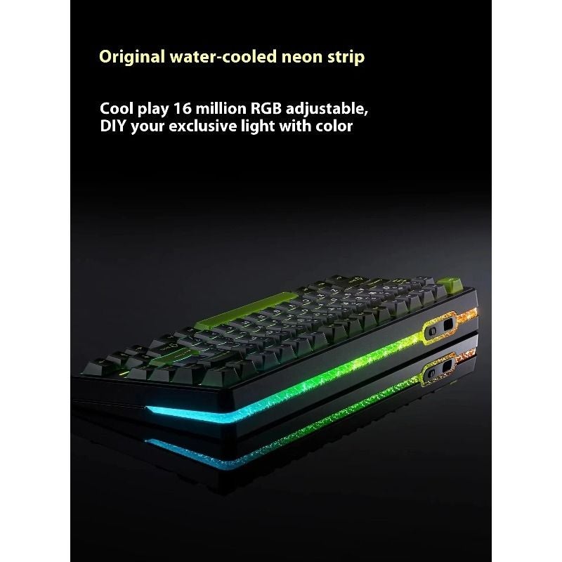 VGN Neon75 Mechanical Gaming Keyboard, Magnetic Switch, Hot-Swappable Rgb, Pearl - Image 4