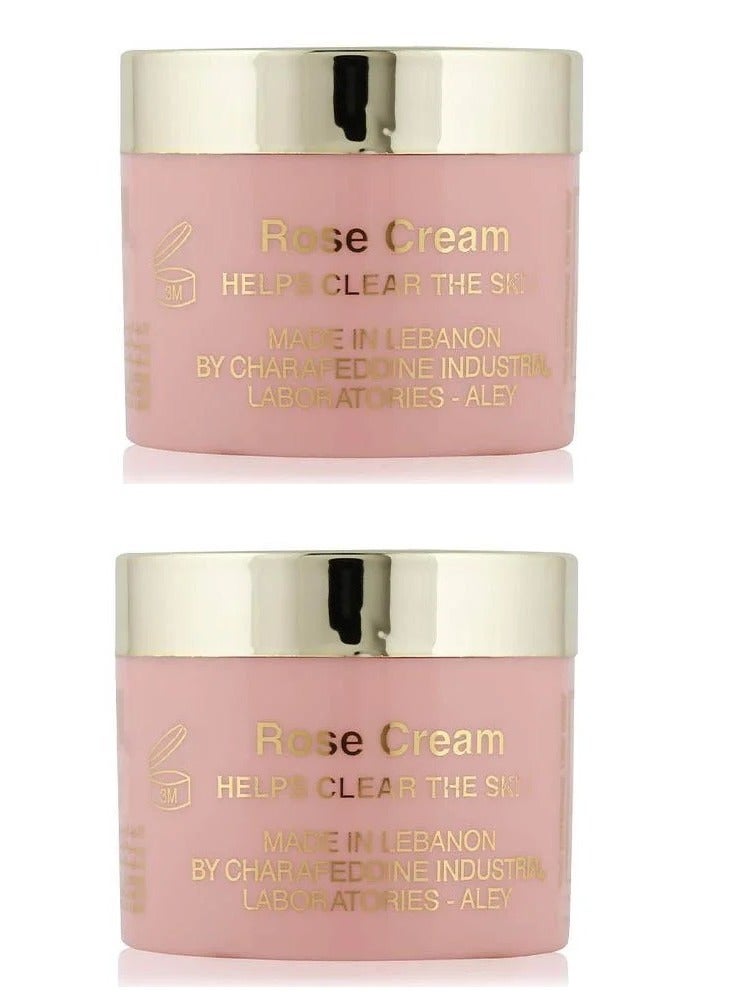Generic Two Pieces of Rose cream Helps Clear The Skin 25 g  - Image 1