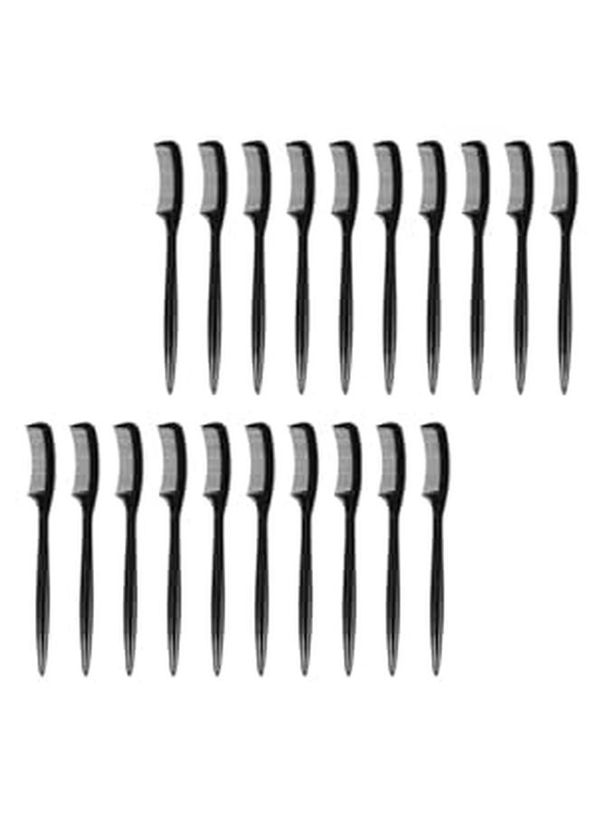 Black Eyebrow Brush Comb 50 Pieces Disposable Grooming Tool For Precise Makeup - Image 1
