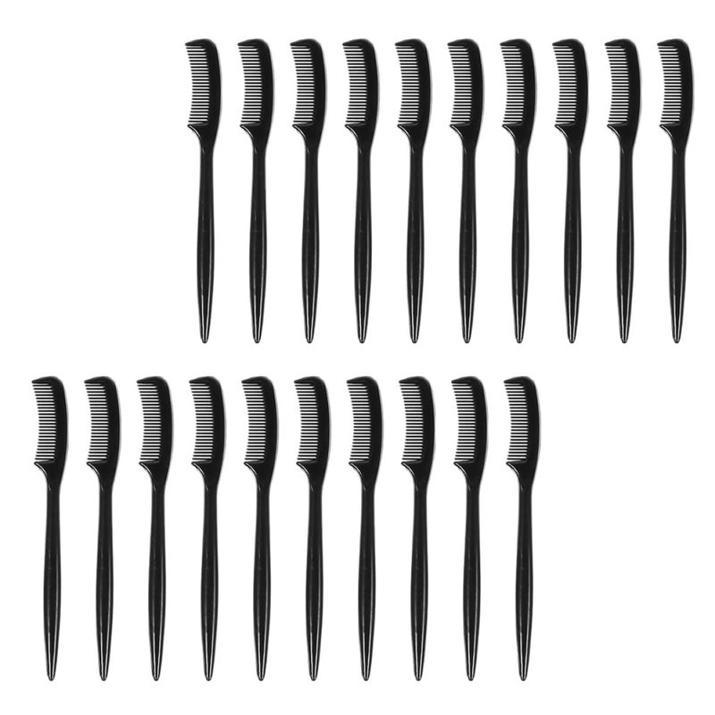 Black Eyebrow Brush Comb 50 Pieces Disposable Grooming Tool For Precise Makeup - Image 2
