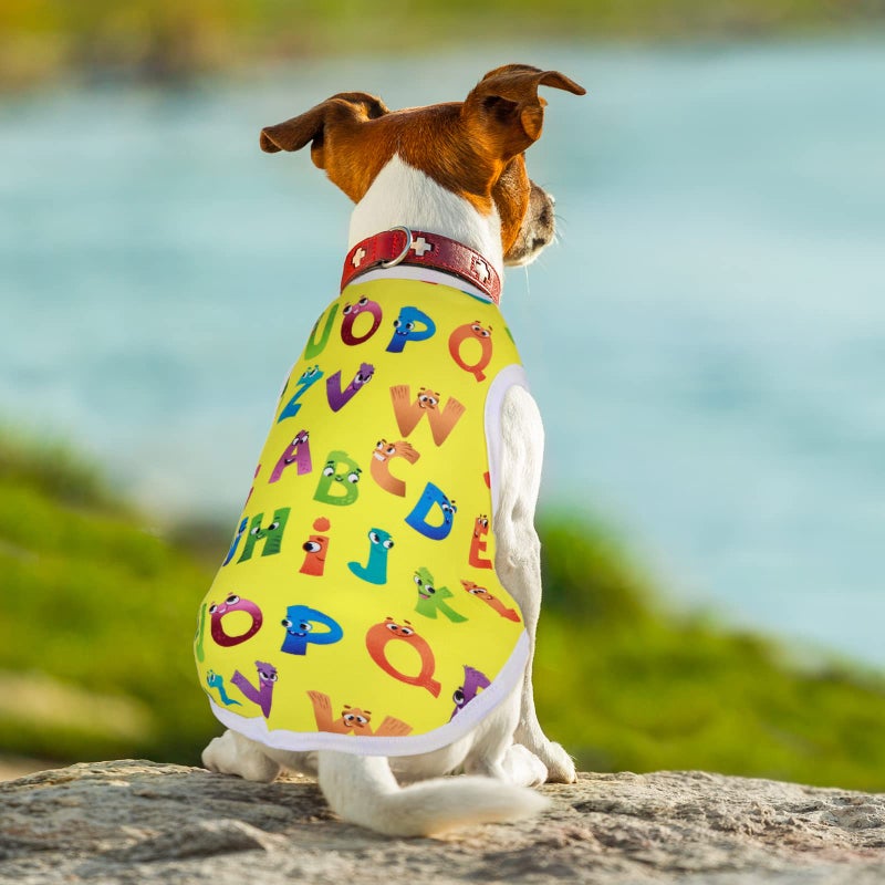 Saintrygo 10 Pcs Lovely Puppy Shirts Print Dog Clothes Breathable Summer Pet Cartoon Dog Shirt Clothes Sweatshirt for Puppy Cartoon Shirt Sweatshirt to Cat(Medium) - Image 5