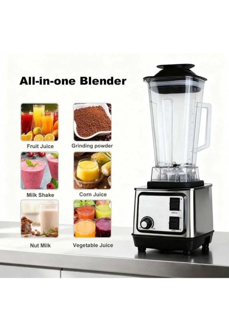 Seven CREST Powerful Electric Blender – Professional Multi-Function 2-in-1 Electric Blender by seven Crest with a strong grinder for grains and spices– Power – Professional design for preparing juices, smoothies, milkshakes, and for crushing ice and nuts. - Image 3