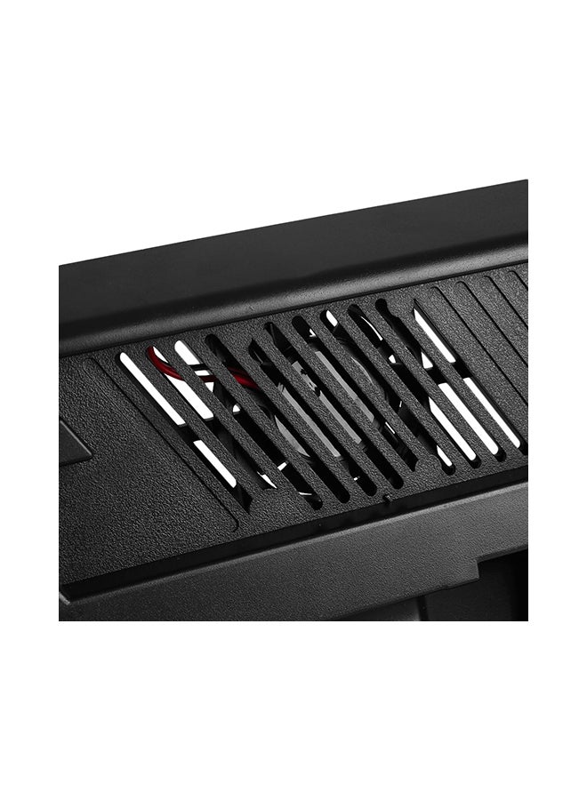 مروحة تبريد مع قاعدة شحن وحامل لأذرع تحكم بلايستيشن 4 سليم أسود - Image 3