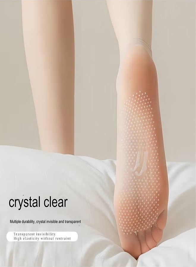 10 Pairs Of Women's Transparent Ankle Socks, Nude Stockings, Summer Ultra Thin Soft Stockings, Women's Cool Ankle High Transparent Socks - Image 5