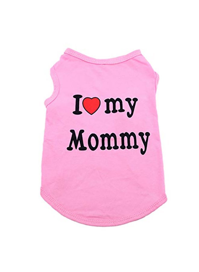 NIBEMINENT Summer Shirt Clothes For Pet Pink S - Image 2