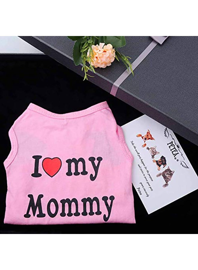 NIBEMINENT Summer Shirt Clothes For Pet Pink S - Image 3