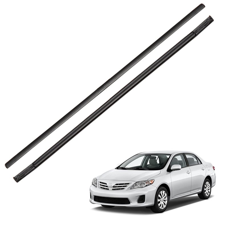Silscvtt Roof Trim Molding Kit Sealing Strip Black Replacement for Corolla 20092013