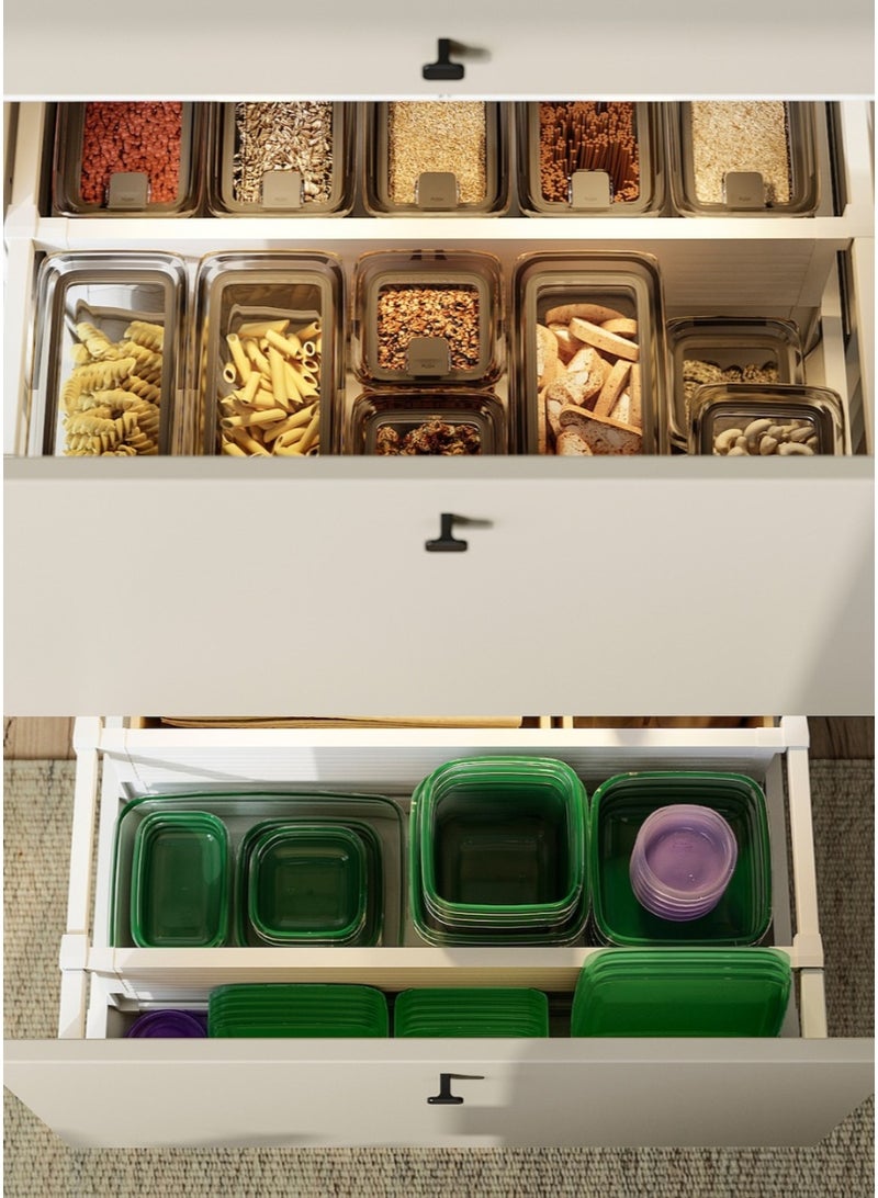 Pruta Food Container with Lid Set of 17 Green - Image 3