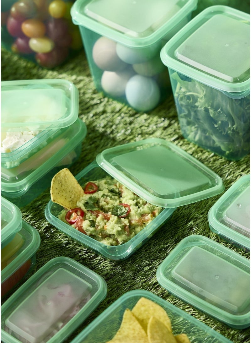 Pruta Food Container with Lid Set of 17 Green - Image 4