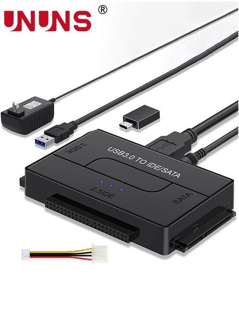 SATA IDE To USB 3.0 Hard Drive Adapter,External Adapter Kit,Ultra Recovery Reader Converter For Universal 2.5" 3.5" HDD/SSD,CD/DVD Optical Drives