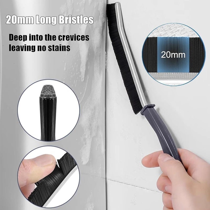 not available Gap Cleaning Brush, Bathroom Gap Cleaning Brush, Clean Dead Corners of Kitchen Tiles, Multifunctional Window Slots, Multi-Purpose Door Window Track Deep Cleaning Brush (3pcs Gap Brush) - Image 5