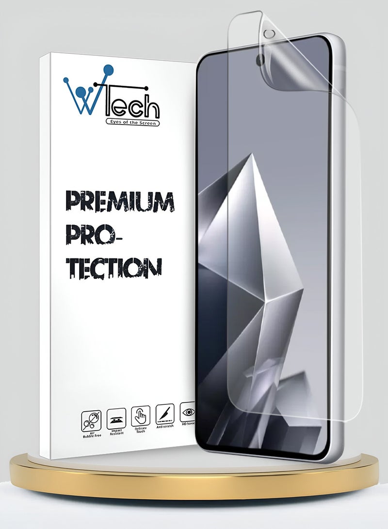 Wtech Infinix Note 50x 5G 2025 Premium Hydrogel Film Thin and Flexible Screen Protector (MSHFMN) - Clear - Image 1