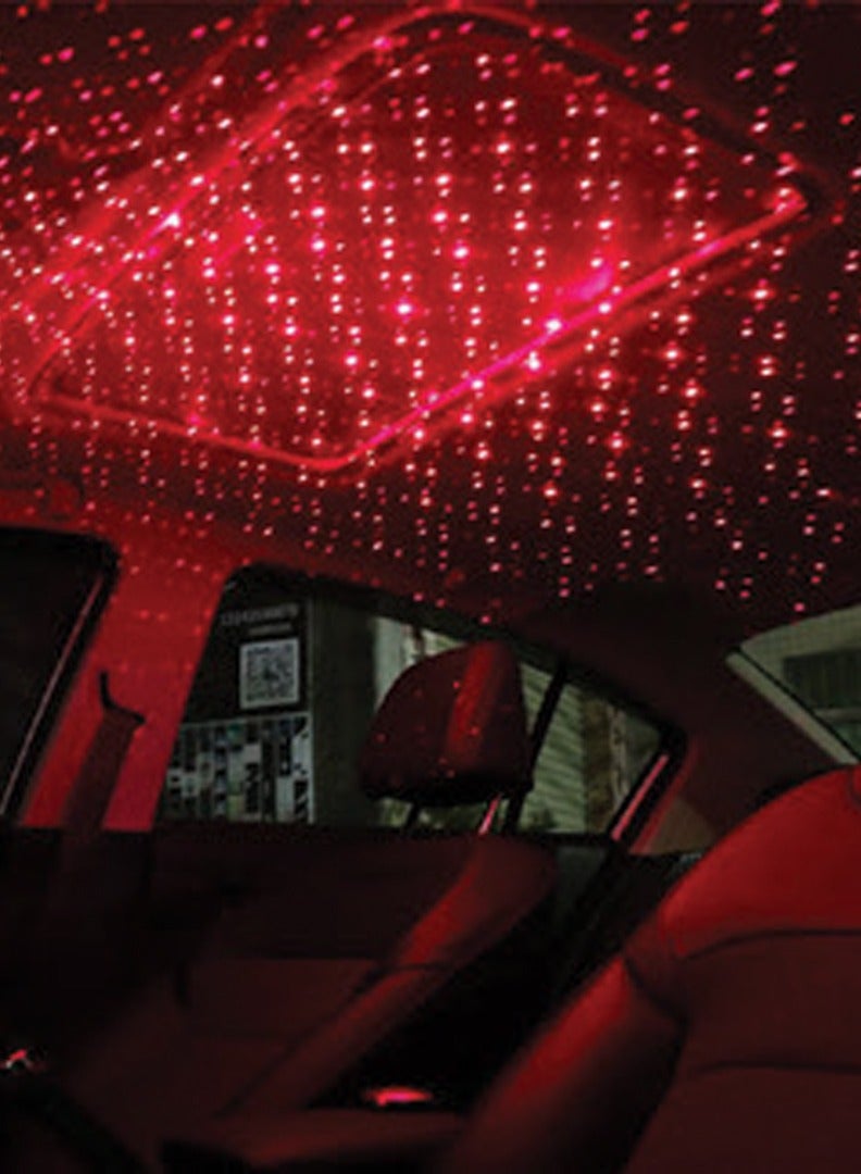 porodo Aromaglow Fast Car Charger 120W with Aromatherapy Diffuser / Car Charger with Air Diffuser / LED Starry Lights / 80cm 2× Retractable Cable / Car Charger with RGB Lights - Black - Image 2
