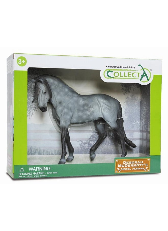 CollectA Collecta - Andalusian Stallion Bright Bay 1:12 Dark Dapple Grey - 89555 