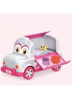 Swift 2 in 1 Deluxe Bus Kitchen Toys, Moving Restaurant Toy, Pretend Cooking Food Play Dinnerware Set Safe Cute Children Girl Toy Gift Fun Game Toy Kitchen  - Image 4