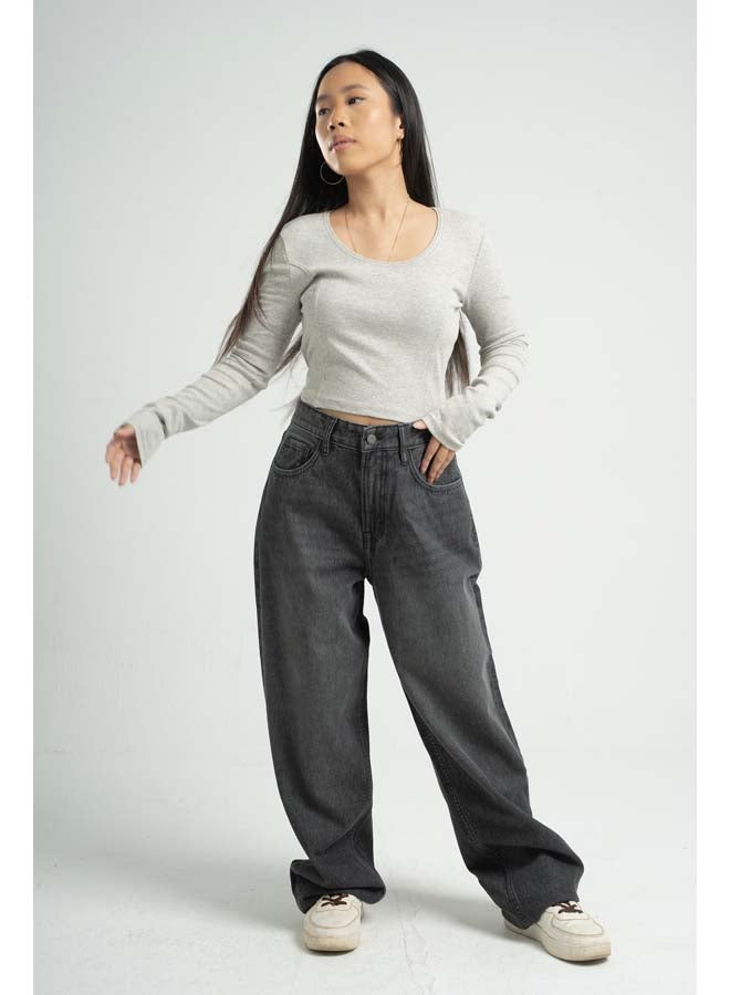 ASTK Low-Waisted Supper Baggy Jeans