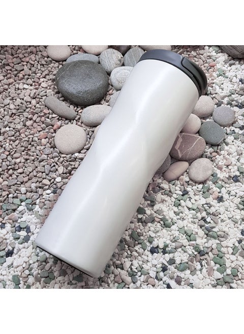 Complete 304 L Steel White 6 Oz 500 ml Coffee Thermos Mug CIN229BY
