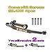 RampCrab RC Steering Links for SCX24 AX24 2 Sets Brass HighTightening Rod Tie Link for 124 RC Crawler SCX24 AX24 Bronco Deadbolt JLU B17 Gladiator C10 RC Crawler Car Upgrade Parts Black coating - Image 4
