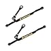 RampCrab RC Steering Links for SCX24 AX24 2 Sets Brass HighTightening Rod Tie Link for 124 RC Crawler SCX24 AX24 Bronco Deadbolt JLU B17 Gladiator C10 RC Crawler Car Upgrade Parts Black coating - Image 2