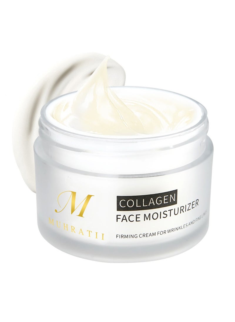 Muhratii - Muhratii Age Repair Anti-Aging Night Cream, Viscous Collagen Face Moisturizer Cream,Wrinkle Repair Face Cream For Women, Night Cream For Face (1.7 Oz, 50 g) - Image 1