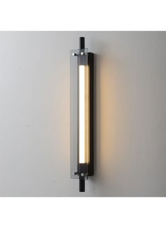 DANUBE HOME Danube Home Porto Modern Wall Sconce For Living Room, Bed Room, Dining| Indoor Wall Light With Inbuilt 13W LED(Included)| 3000k Warm Light| Iron+Glass Frame, Black - L60xW8xH60cm (1 Year Warranty)  - Image 3