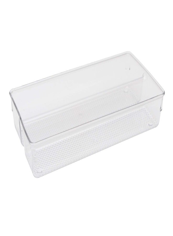 STORE 2508 Store2508 Clear Acrylic Organiser Tray with 2 Compartments 30x15x5 Cm Pack of 2 Transparent - Image 5