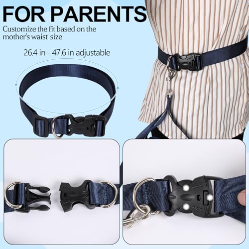 JXM Secure Waist Leash Harness for Kids with Autism, Hands Free Walking Harness with Adjustable Tether and Handle, Keep Autistic Special Needs ADHD Children Safe and Close in Public, Child Elopement Leash - Image 4
