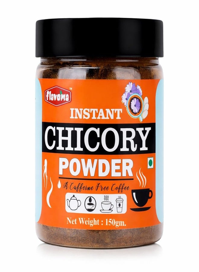 Flavoma Instant Chicory Powder, 150g | 100% Pure & Natural | Coffee Substitute with Rich Aroma | Caffeine-Free Beverage | Easy to Mix Hot or Cold | For Daily Use - Image 1