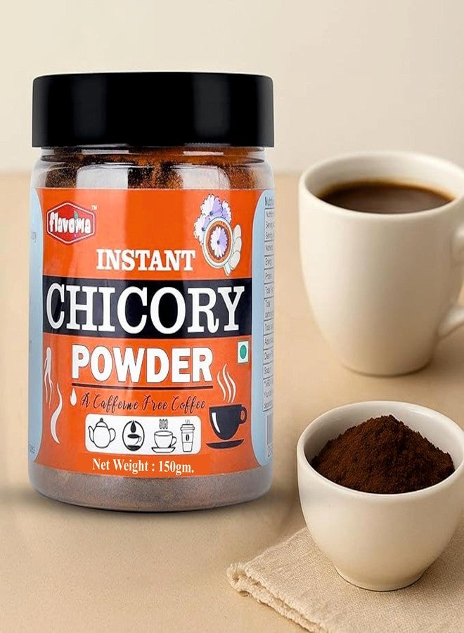 Flavoma Instant Chicory Powder, 150g | 100% Pure & Natural | Coffee Substitute with Rich Aroma | Caffeine-Free Beverage | Easy to Mix Hot or Cold | For Daily Use - Image 2