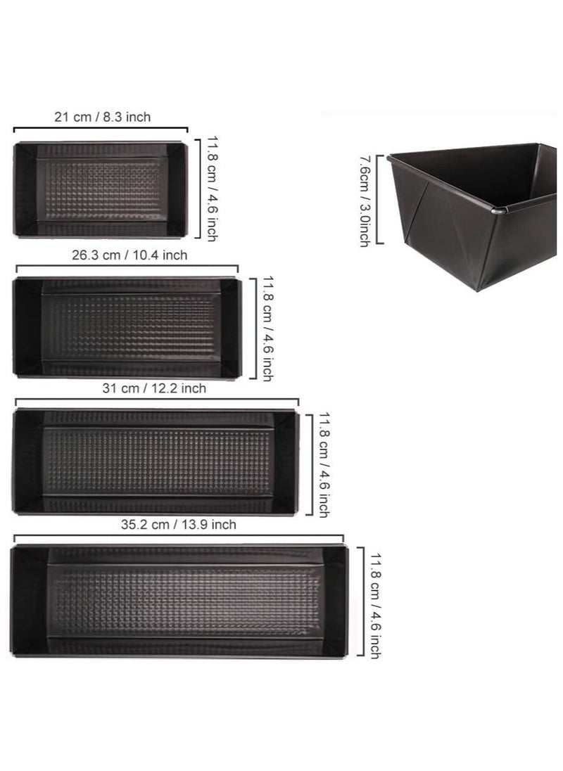 Home zone - NON STICK LOAF PAN TIN BREAD BLACK - Image 1