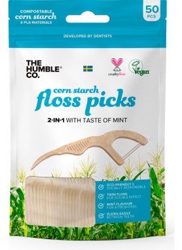 The Humble Co. Humble Organic - String Toothpick - White  - Image 1