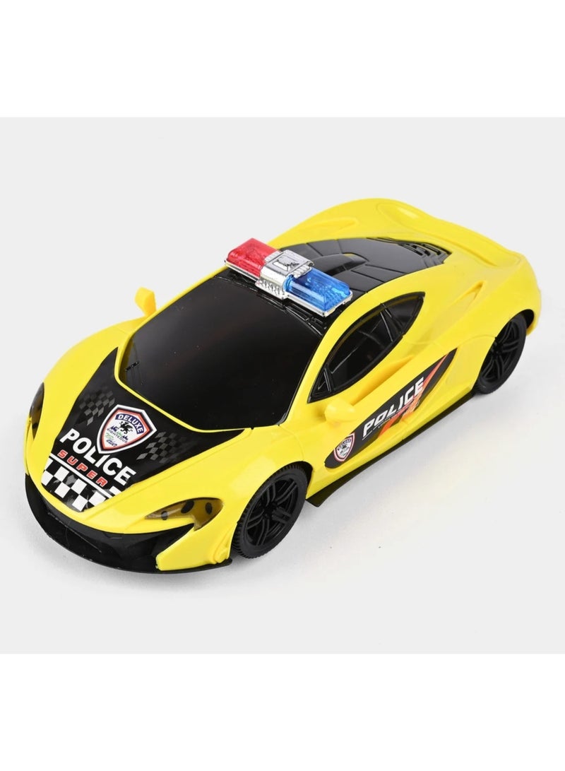 LOWHAT Police Car With Light & Music For Kids - Image 1