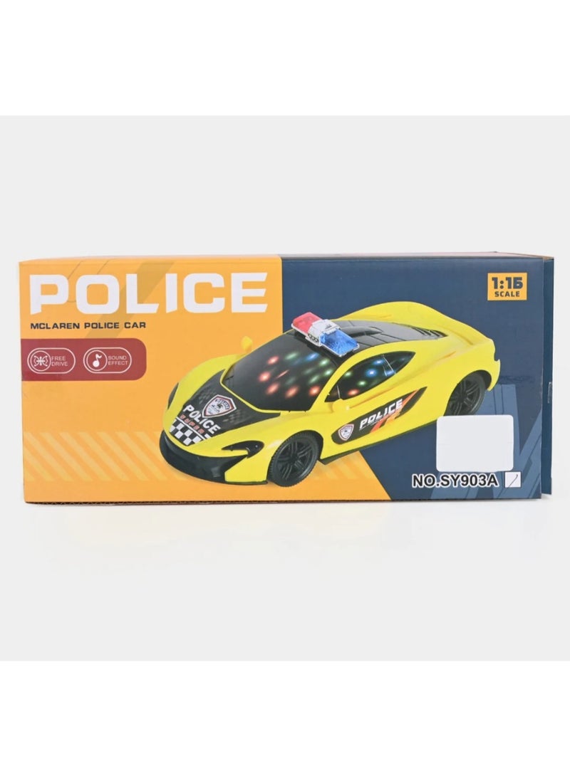 LOWHAT Police Car With Light & Music For Kids - Image 5