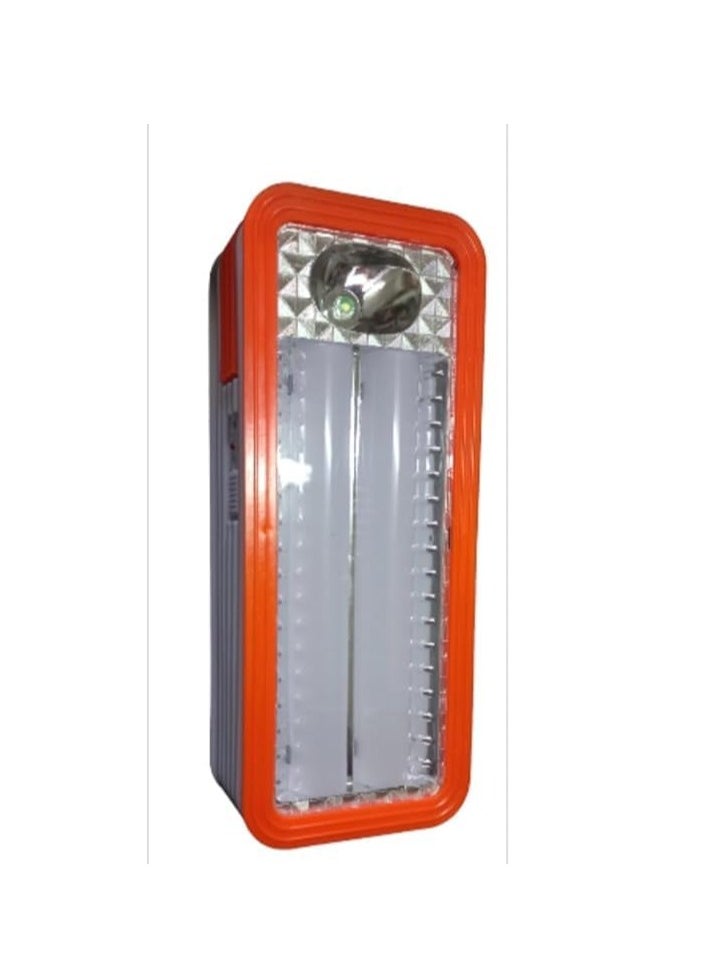 Spaceshoop LED FA-6116 Emergency Light for rechargeable Light Solar Charging (Orange)  - Image 1
