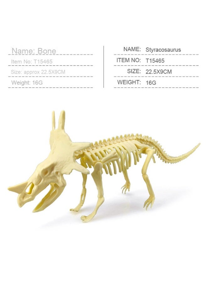 نيبمينينت طقم ديناصورات عظام أثرية يدوي للأطفال 7 قطع