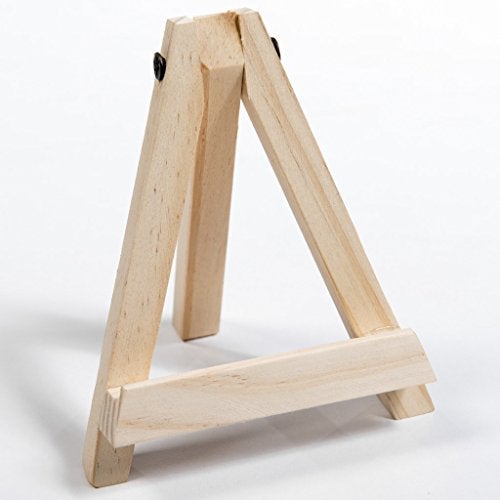 Homestrap Miniature Combo of 5 pc Stretched Canvas 2.5”X3” & Mini Easel 5 pc Each - Image 3