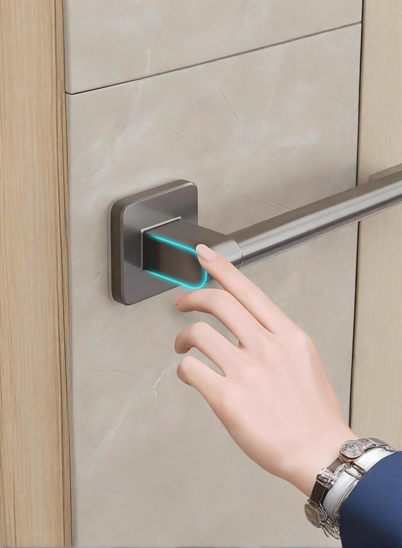 XiuWoo 2-Pack Slipper Rod, 30 Cm With 50 Cm Slipper Rack For Bathroom, Sticky Bathroom Slipper Rod Slipper Shoe Rack Wall-Mounted Slipper Rack For Bathroom Wall, Bathroom Accessories - Image 5