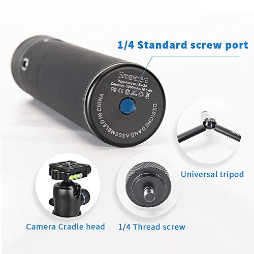 Smatree Portable Osmo Pocket 2 PowerStick (Power Bank) Compatible for DJI Osmo Pocket 2/1, Handheld Smartphone Holder Mount Bracket for OsmoPocket Camera - Image 5
