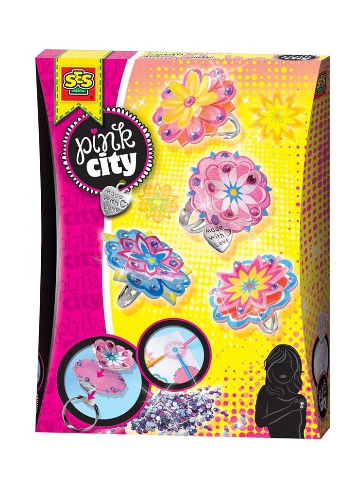 SES Creative -  Pink City Rings
