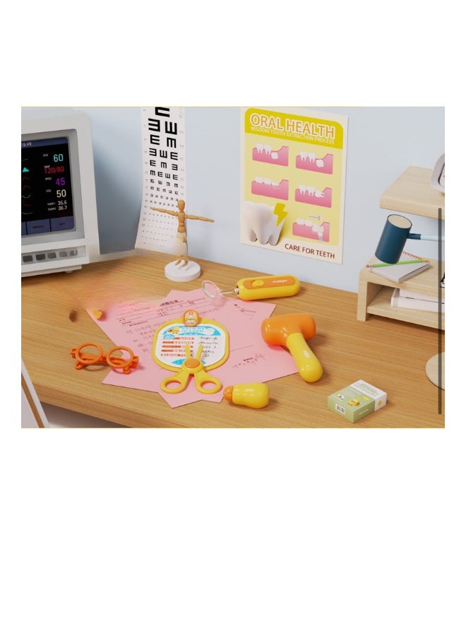 15PCS Doctor Kit for Kids Pretend Play Educational Doctor Toys, Medical Kit with Stethoscope, Doctor Playsets - Image 4