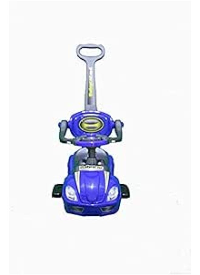 Mastela 3-in-1 Children's Back and Arm Push Car with Removable Barriers and Pedal and Foot Pedal 