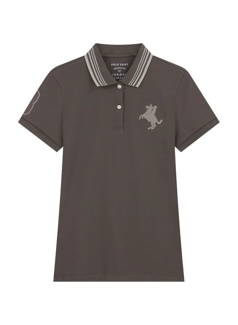 Women’s Cotton Slim Pique Polo with Napoleon Embroidery