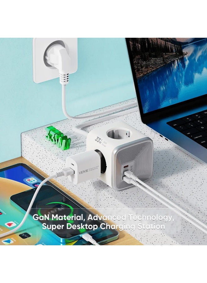 فيدفي شاحن حائط XL-PSE04 GaN Magic Cube - حل مدمج للشحن السريع - Image 5