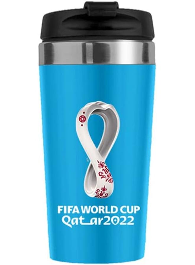 فيفا كوب مفرغ من الستانلس ستيل الأرجنتيني سعة 450 مل لون أزرق Rt500402A - Image 2