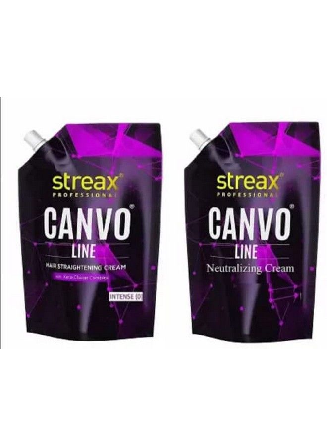 Streax Professional Canvoline Straightening Intense & Neutralizing (2 Items In The Set) - Image 2