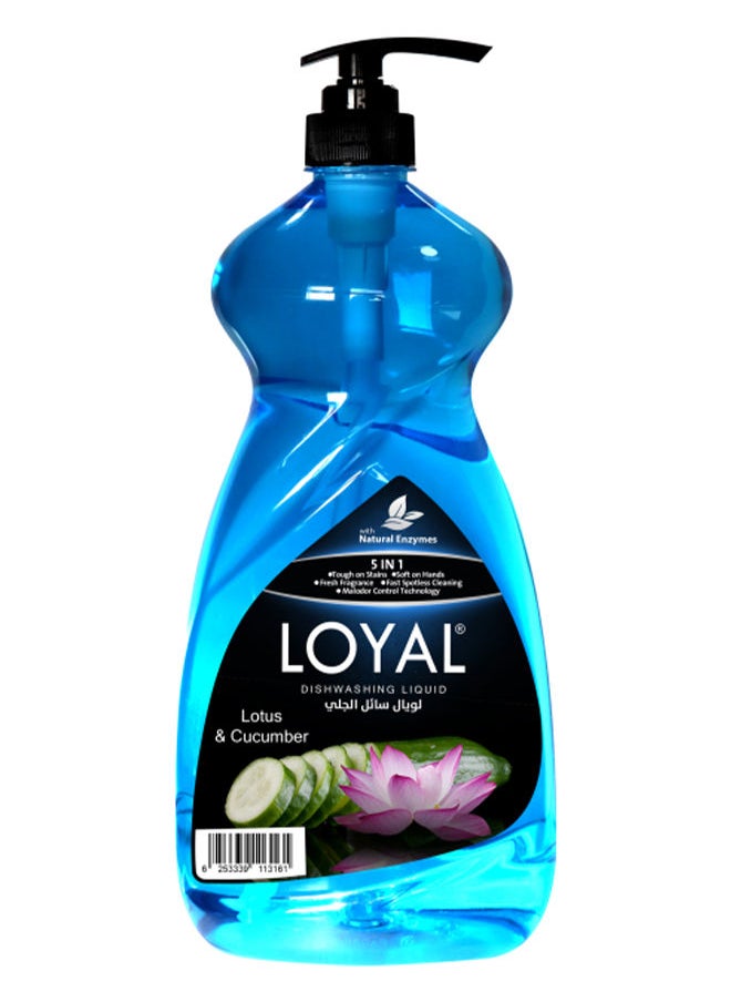 loyal 5 in 1 Dishwashing Liquid - Lotus & Cucumber 1.5L 