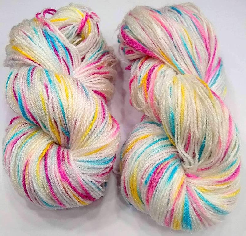 KYSS Oswal Rangoli Hand Knitting Yarn Wool,Multi 200 Gm Best Used With Knitting Needles,Crochet Needles Wool Yarn For Knitting Shade No 6 - Image 4