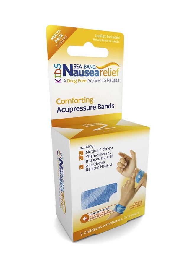 Sea-Band Anti-Nausea Acupressure Wristband for Motion Sickness, Child Size, 2 Pairs - Image 4